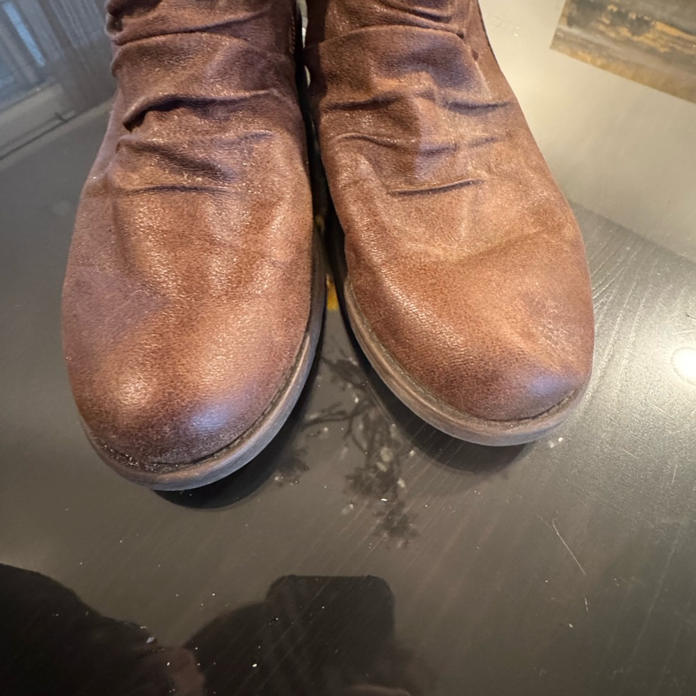 Baretrap Brown Leather Ankle Boots - Picture 4 of 6